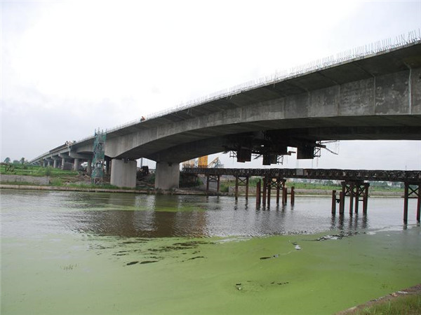 蓬安352省道东台西延段通榆河大桥
